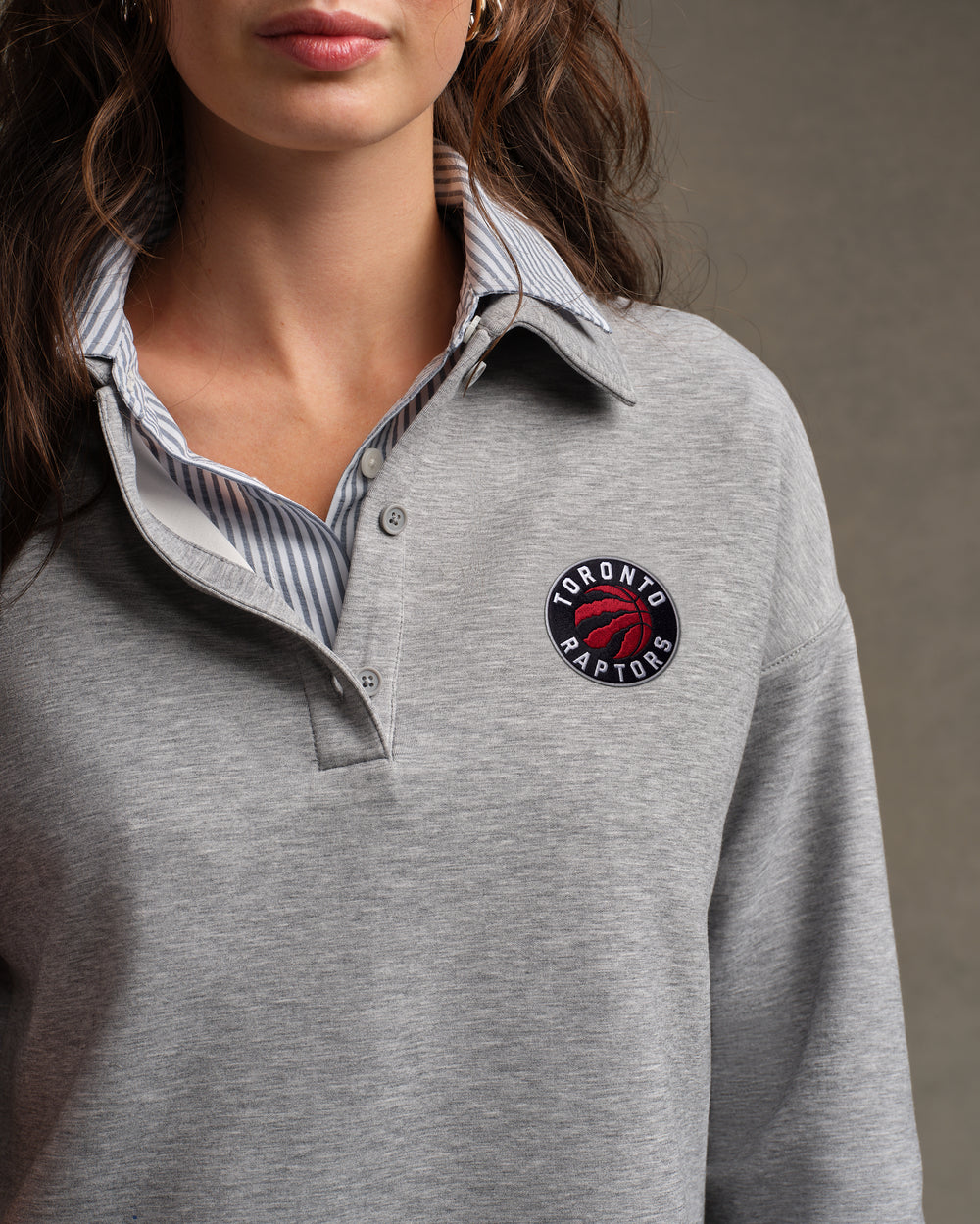 Toronto Raptors NBA DreamGlow® Polo Sweatshirt - US 1819