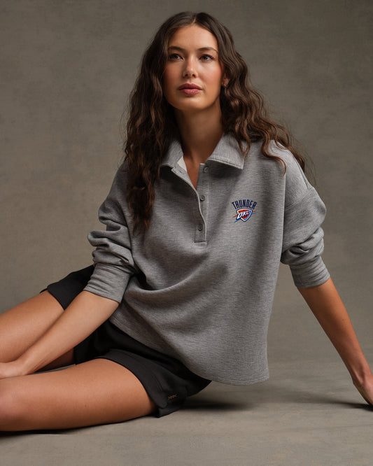 Oklahoma City Thunder NBA DreamGlow® Polo Sweatshirt - US 5513