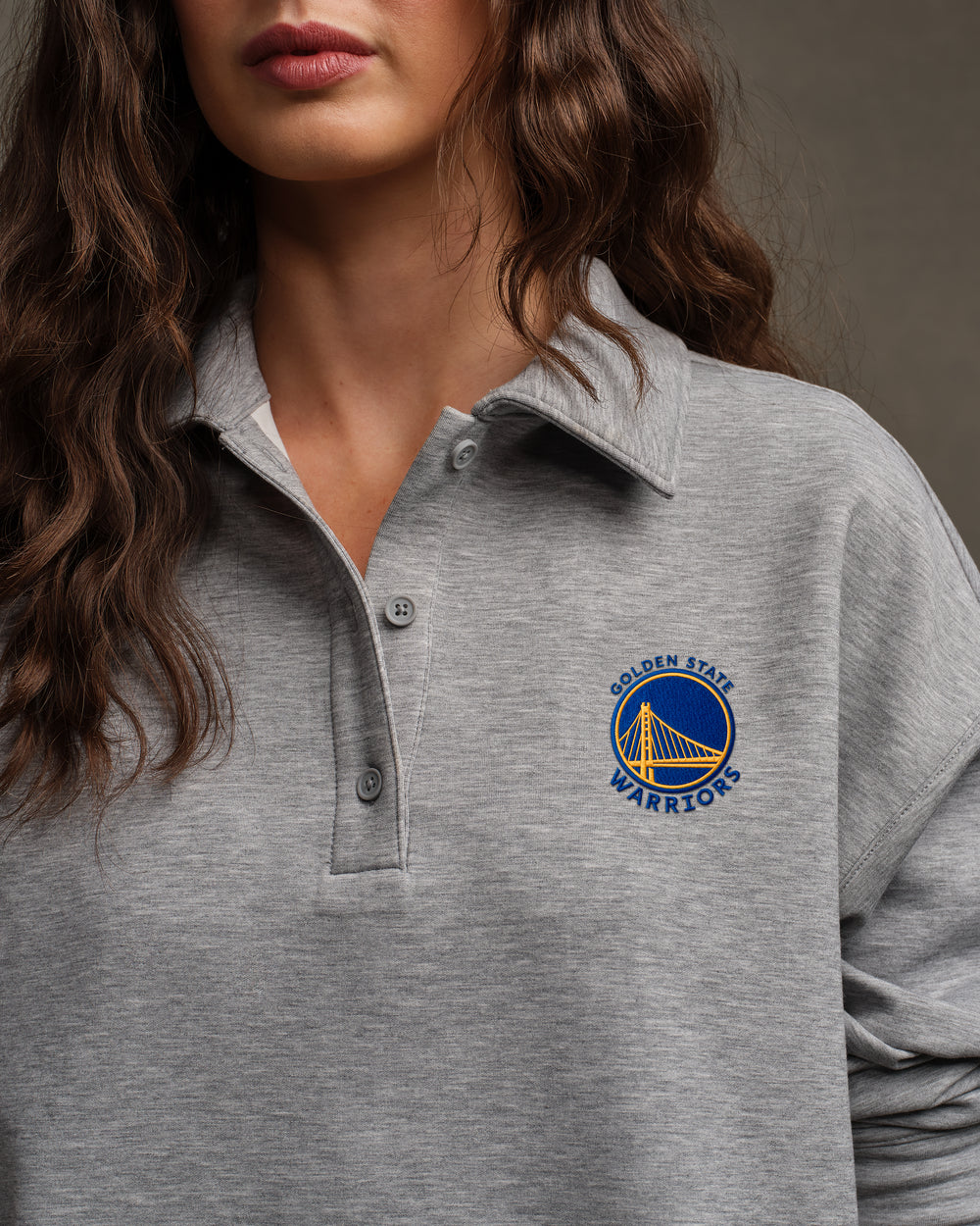 Golden State Warriors NBA DreamGlow® Polo Sweatshirt - US 9266