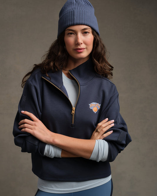 New York Knicks NBA DreamGlow® Track 1/2 Zip - US 1244