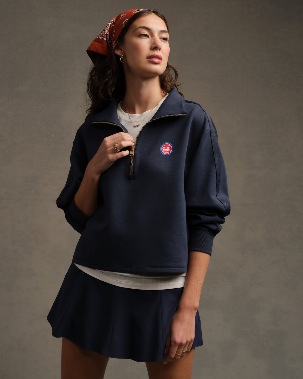 Detroit Pistons NBA DreamGlow® Track 1/2 Zip - US 4284