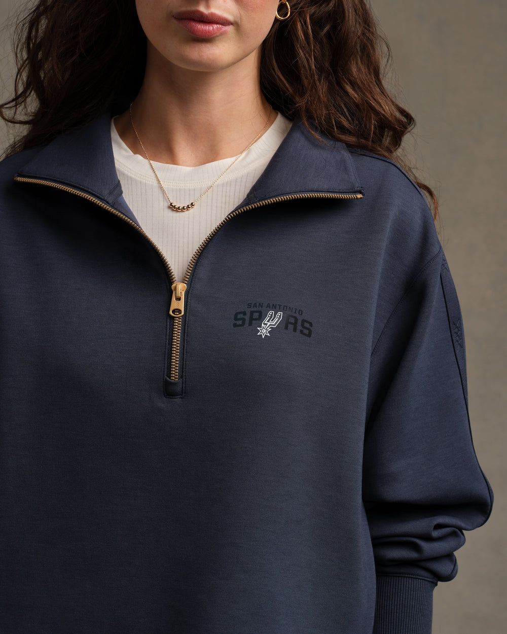 San Antonio Spurs NBA DreamGlow® Track 1/2 Zip - US 5275