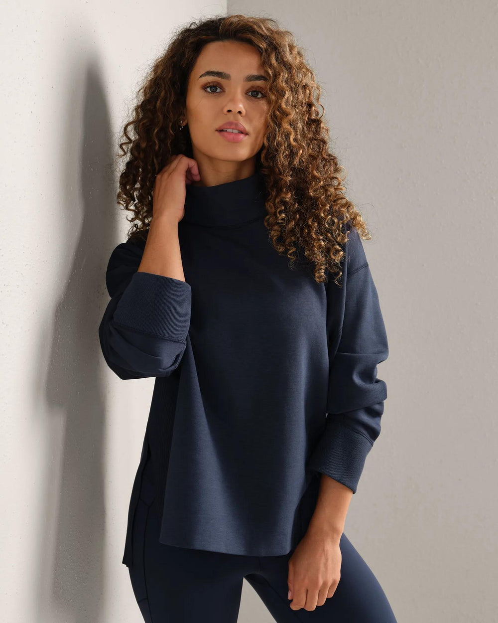 DreamGlow® Mock Neck Pullover - US 2487