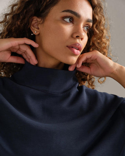 DreamGlow® Mock Neck Pullover - US 2487