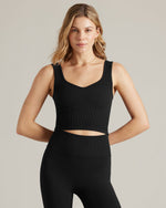Seamless Embossed Crop Tank - US 5524