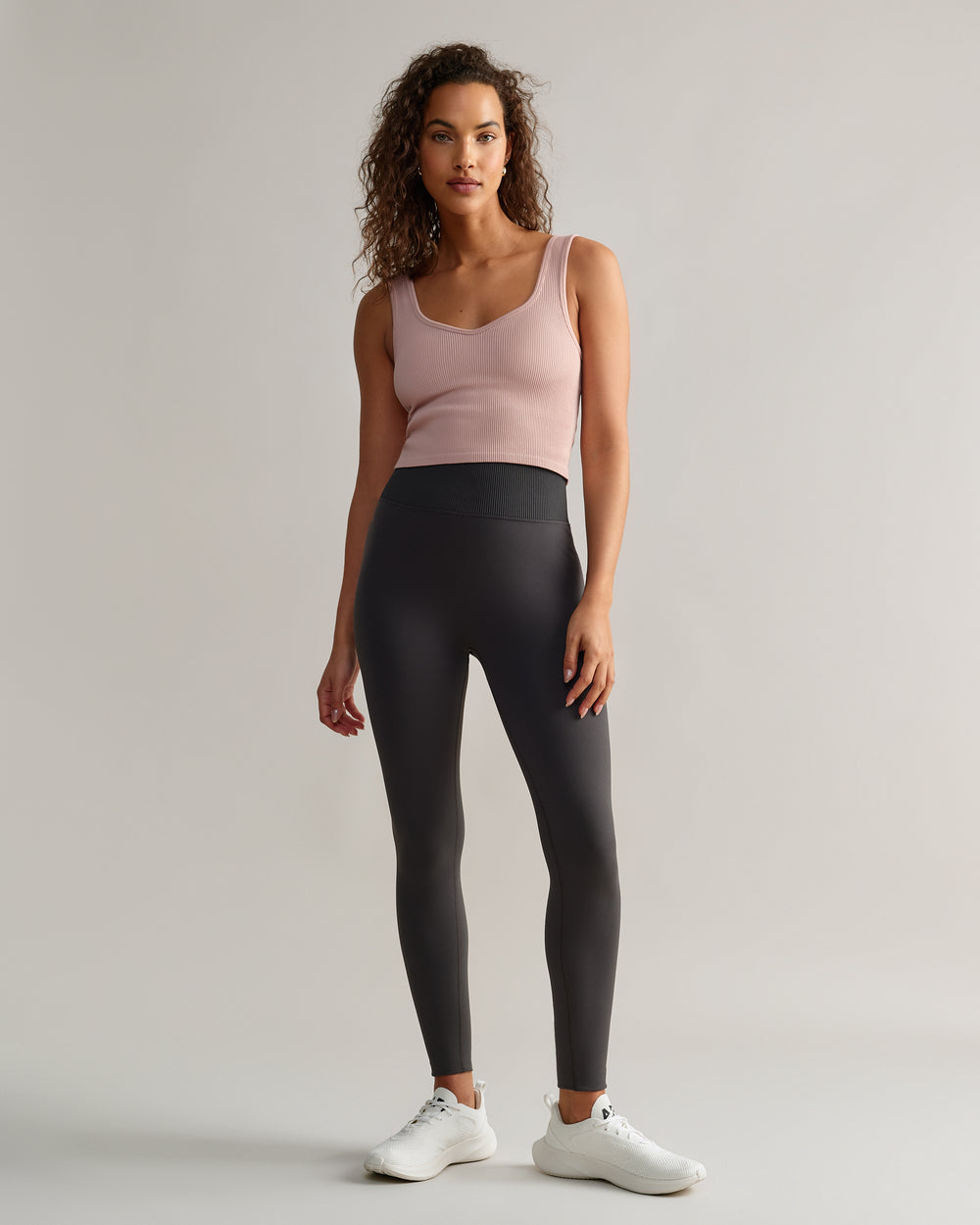 Seamless Embossed Crop Tank - US 6874