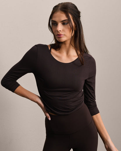Featherweight Rib Twist Top - US 2115