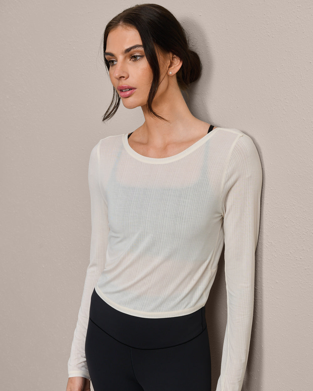 Featherweight Rib Twist Top - US 6705
