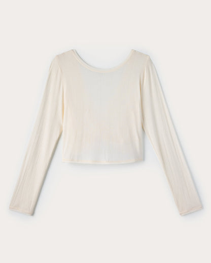 Featherweight Rib Twist Top - US 6705