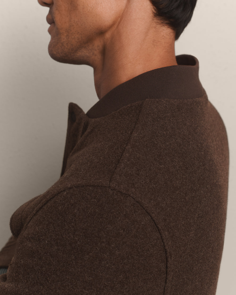 Felted Wool Bomber Jacket - US 1073