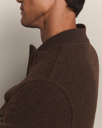 Felted Wool Bomber Jacket - US 1073
