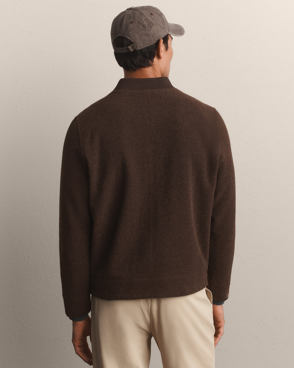Felted Wool Bomber Jacket - US 1073