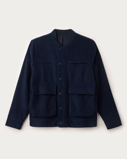 Felted Wool Bomber Jacket - US 1607