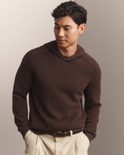 Fine Knit Sweater Hoodie - US 5016