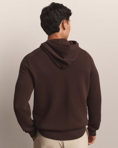 Fine Knit Sweater Hoodie - US 5016