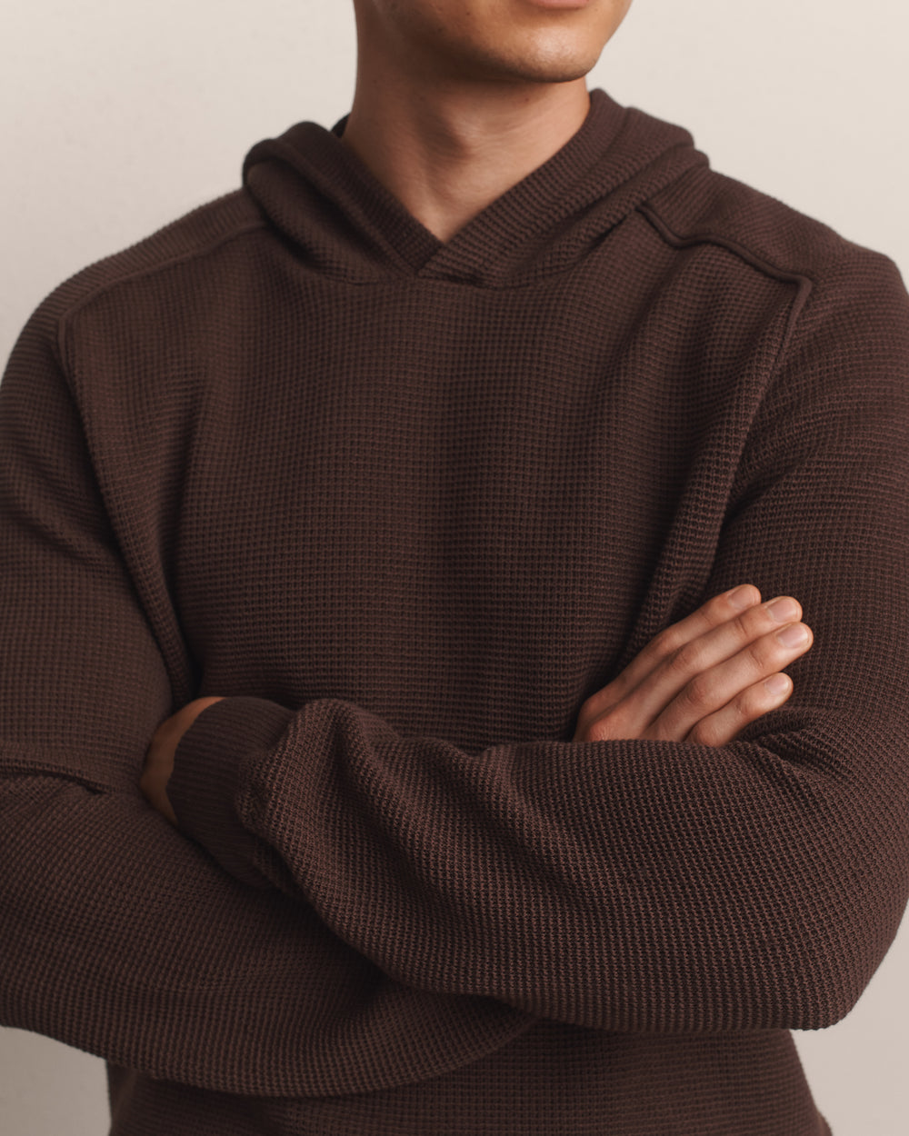 Fine Knit Sweater Hoodie - US 5016