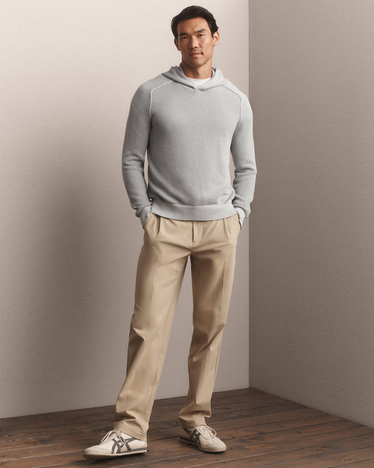 Fine Knit Sweater Hoodie - US 5079