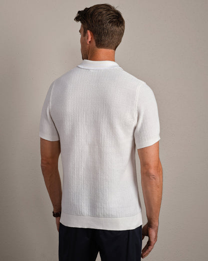 Fine Knit Sweater Polo - US 7064