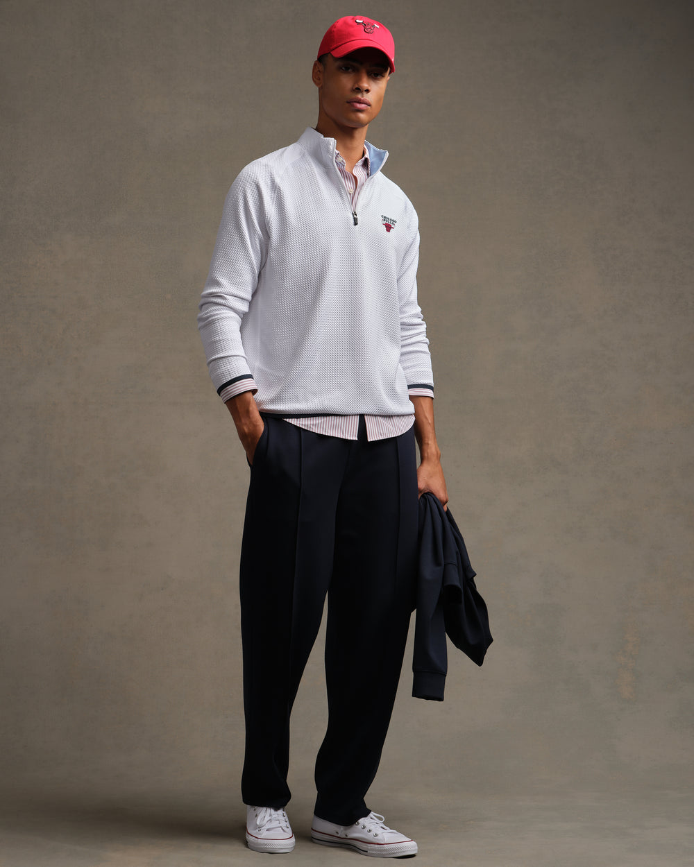Chicago Bulls NBA Founder's Golf 1/4 Zip - US 0284