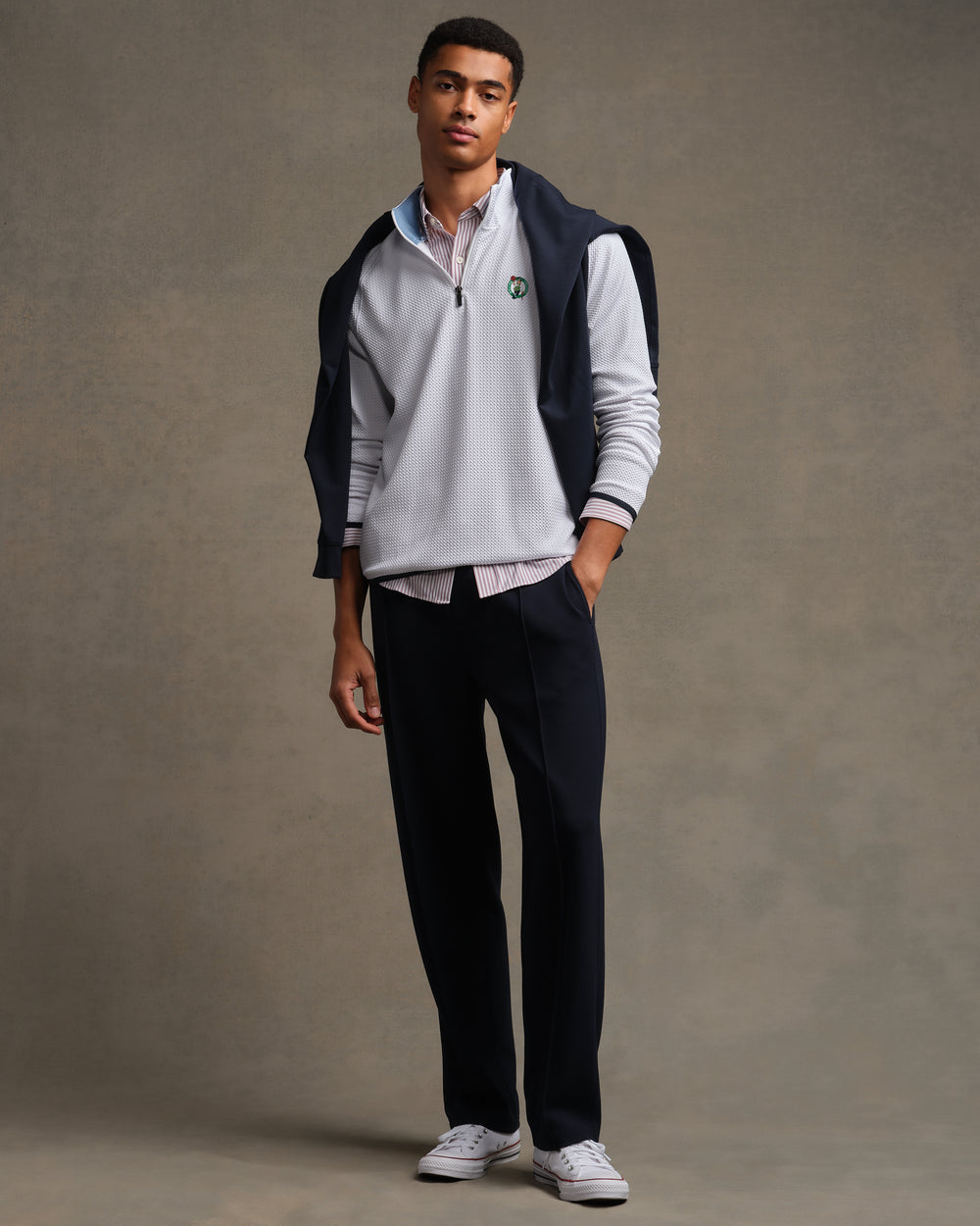 Boston Celtics NBA Founder's Golf 1/4 Zip - US 4640