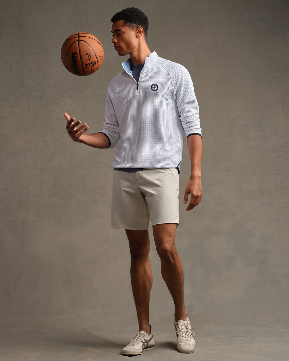 LA Clippers NBA Founder's Golf 1/4 Zip - US 7621
