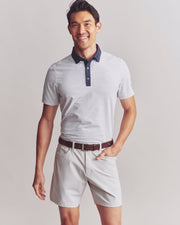 Bright White/True Navy Stripe
