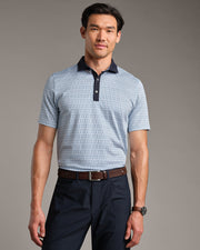 Blue Stone/White Club Print