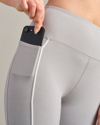 Heather Revive™ Contrast 7/8 Pocket Legging - US 7230