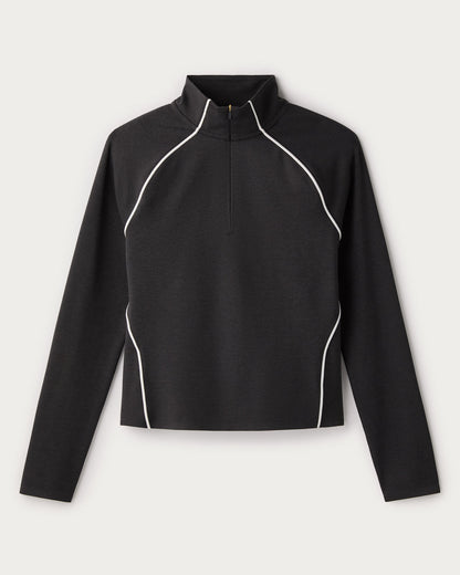 Heather Revive™ Contrast 1/4 Zip - US 7515