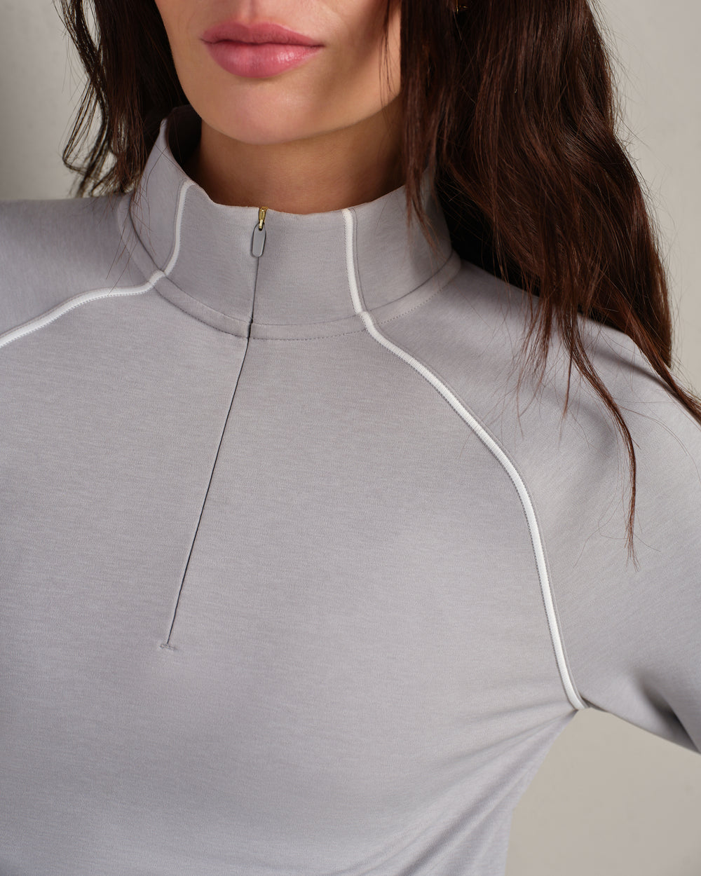 Heather Revive™ Contrast 1/4 Zip - US 1923