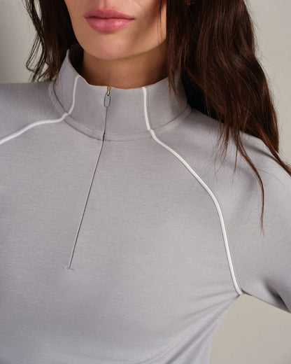 Heather Revive™ Contrast 1/4 Zip - US 1923