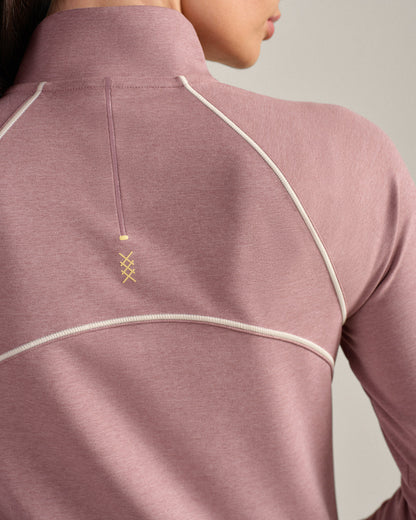 Heather Revive™ Contrast 1/4 Zip - US 5493