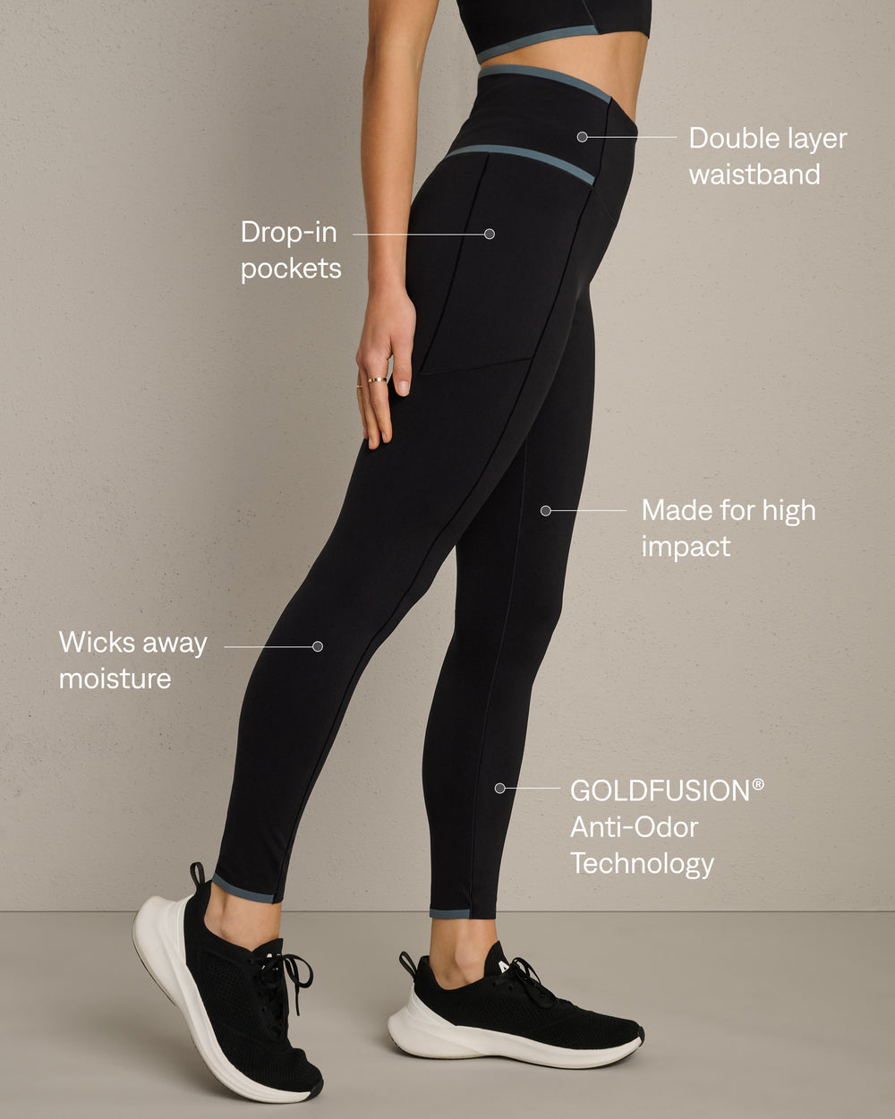 Instinct Contrast Legging - US 8801