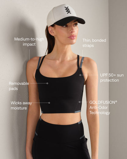 Instinct Contrast Longline Bra - US 6778