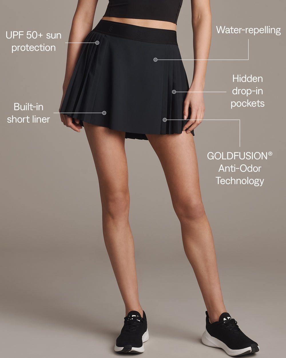Mirage Pleated Skort - US 1857