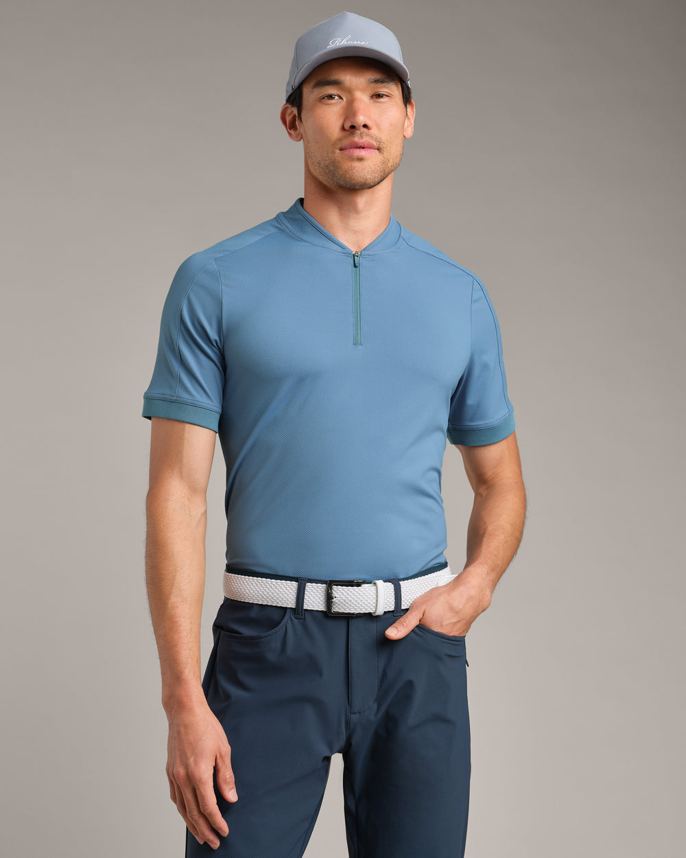 Momentum Tech Bomber Collar Polo - US 0568