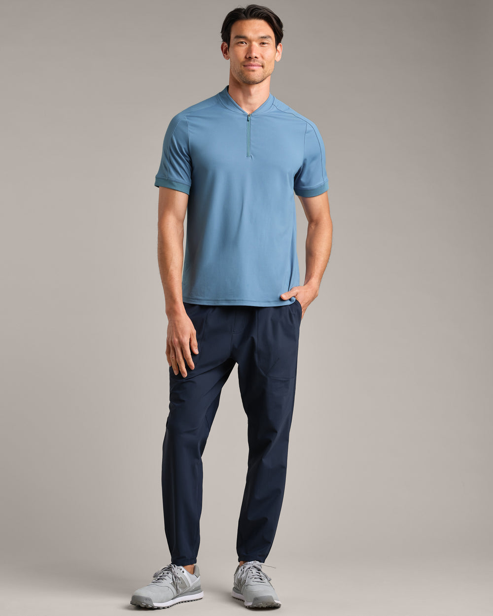 Momentum Tech Bomber Collar Polo - US 0568