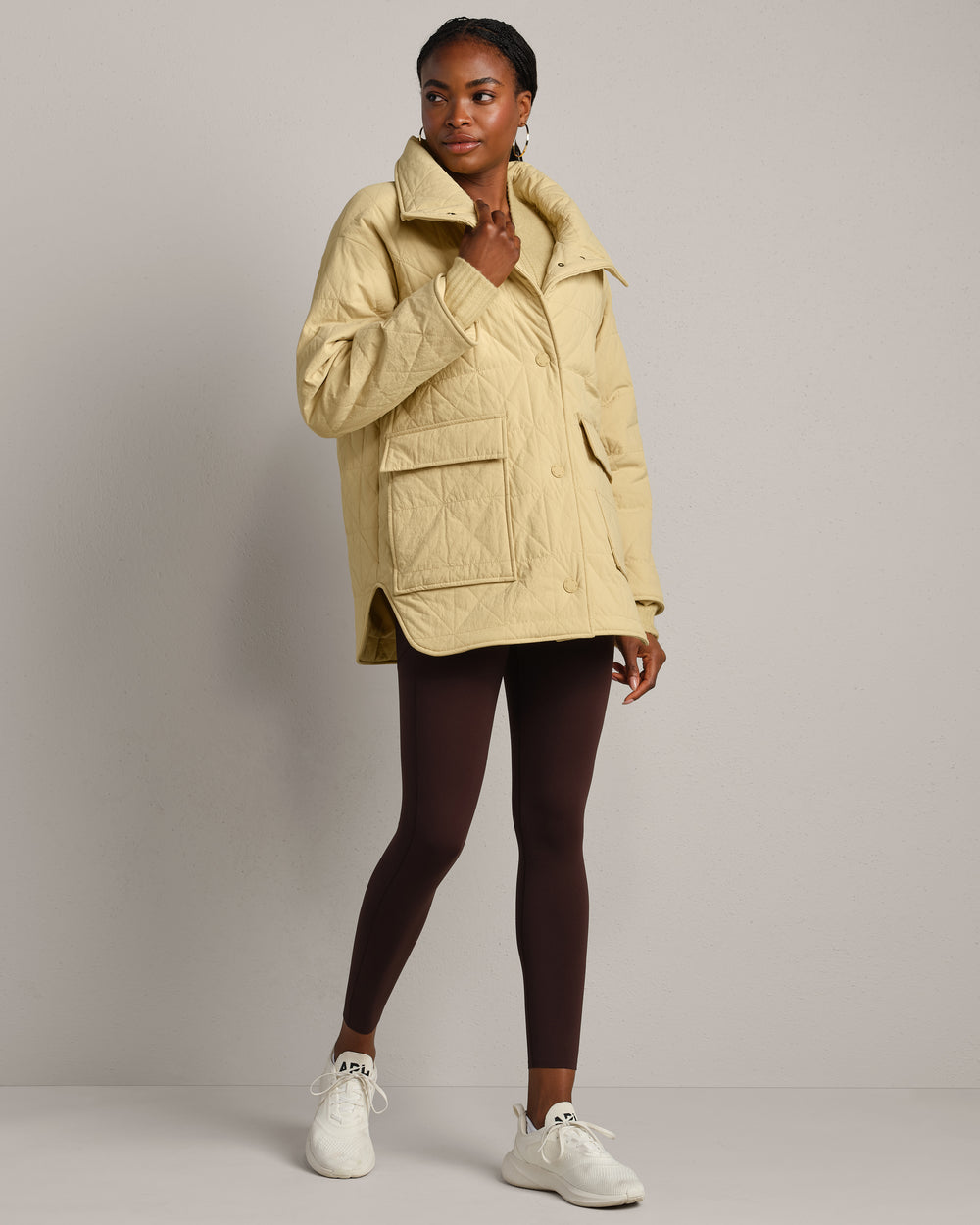 Monterey Quilted Oversized Jacket - US 1164