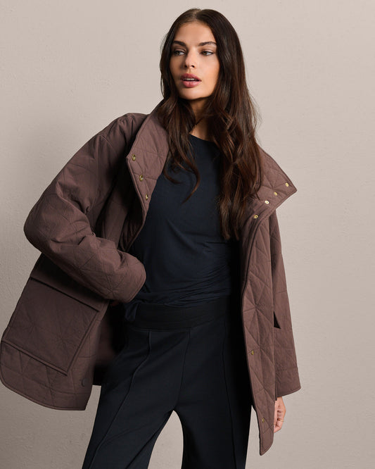Monterey Quilted Oversized Jacket - US 6009