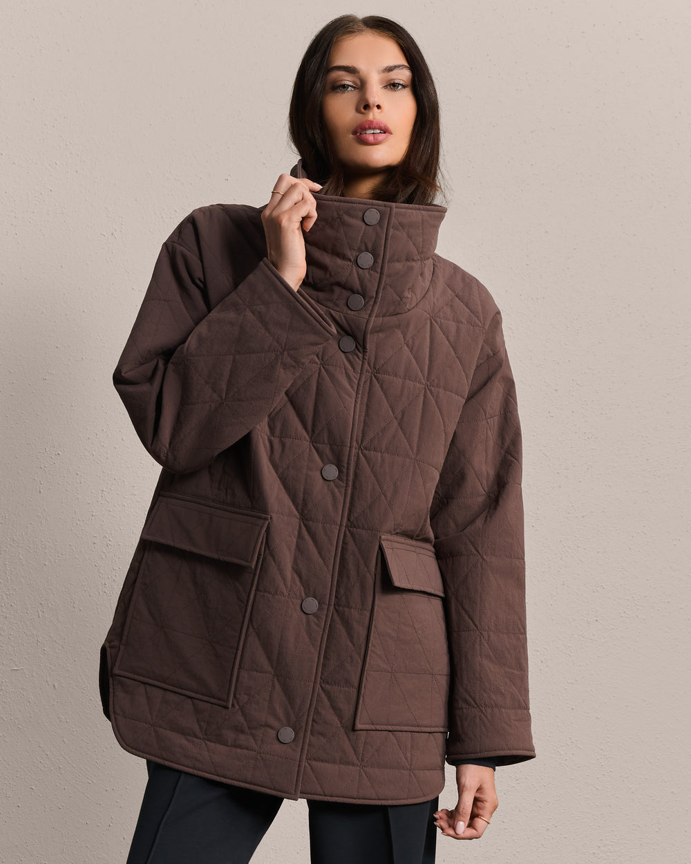 Monterey Quilted Oversized Jacket - US 6009