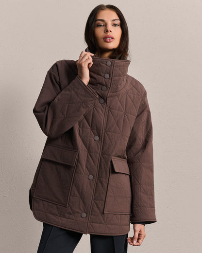 Monterey Quilted Oversized Jacket - US 6009