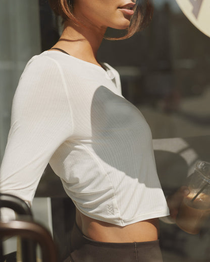 Featherweight Rib Twist Top - US 6705