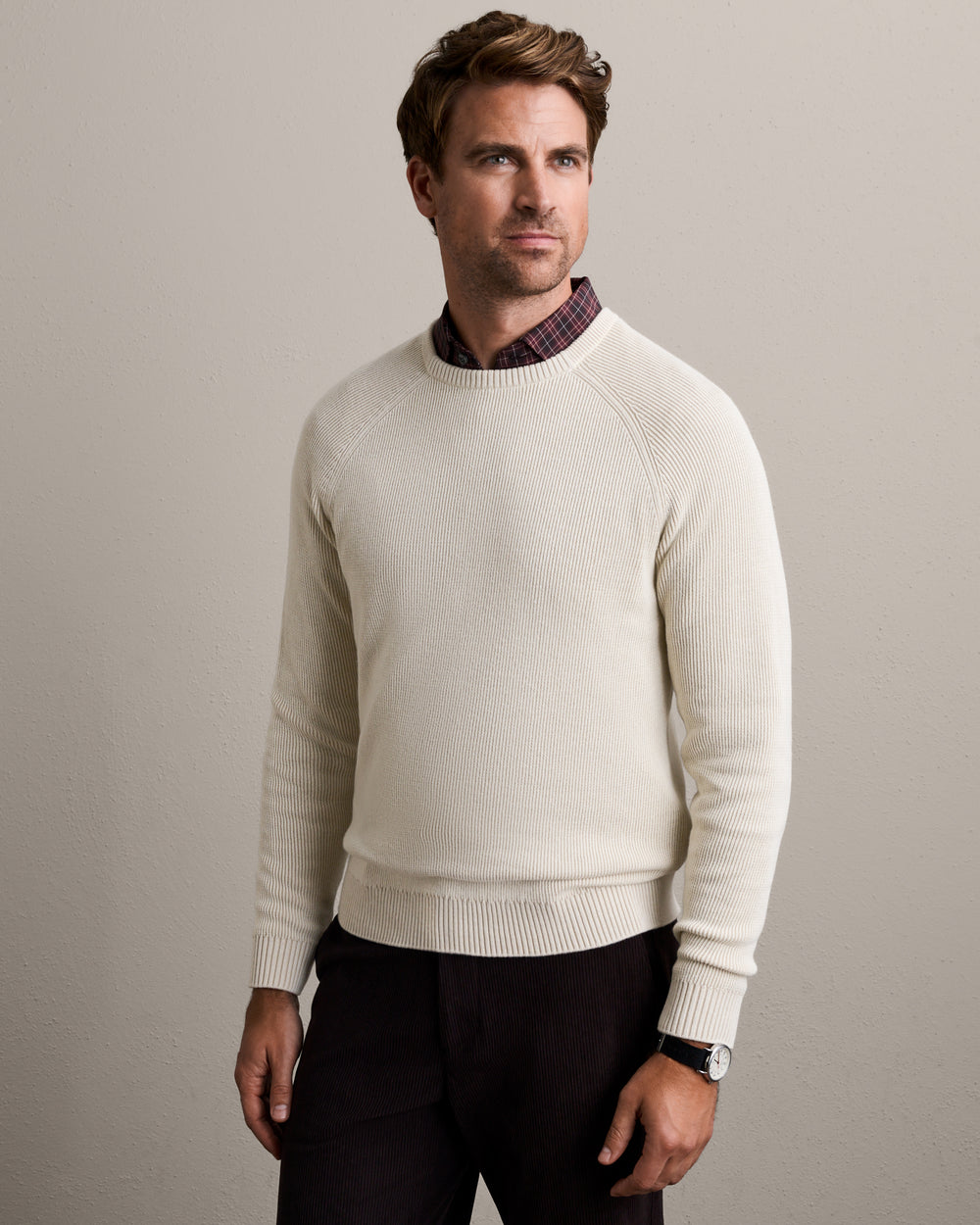 Rib Crewneck Sweater - US 0483