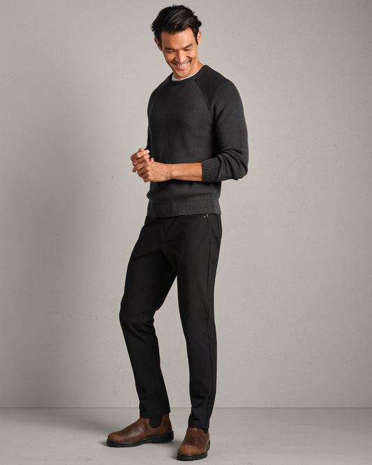 Rib Crewneck Sweater - US 7052