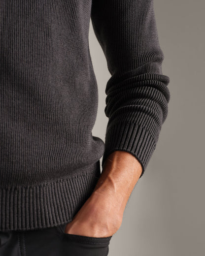 Rib Crewneck Sweater - US 7052
