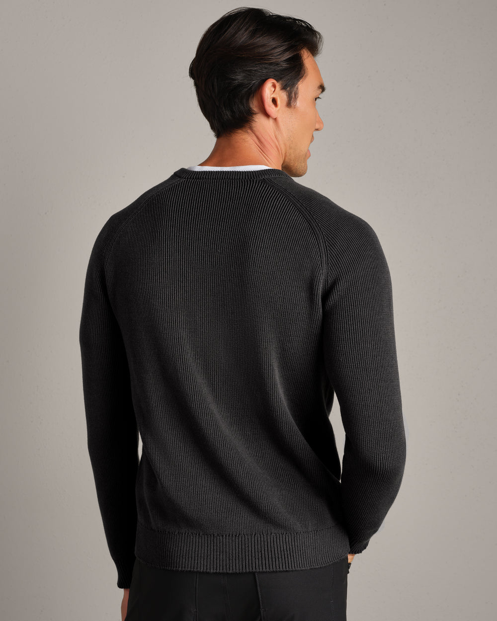 Rib Crewneck Sweater - US 7052