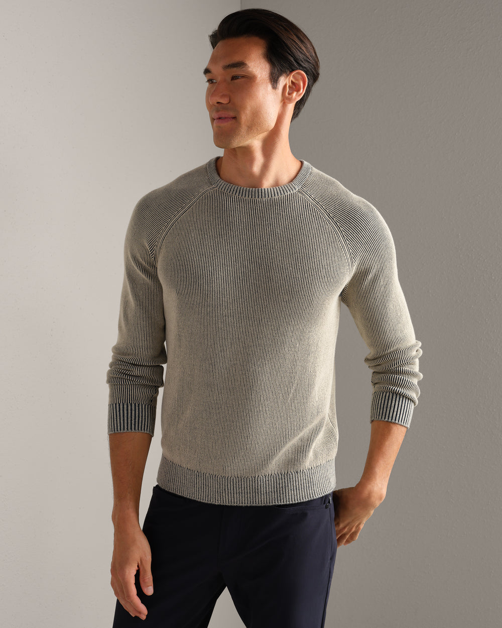 Rib Crewneck Sweater - US 0524