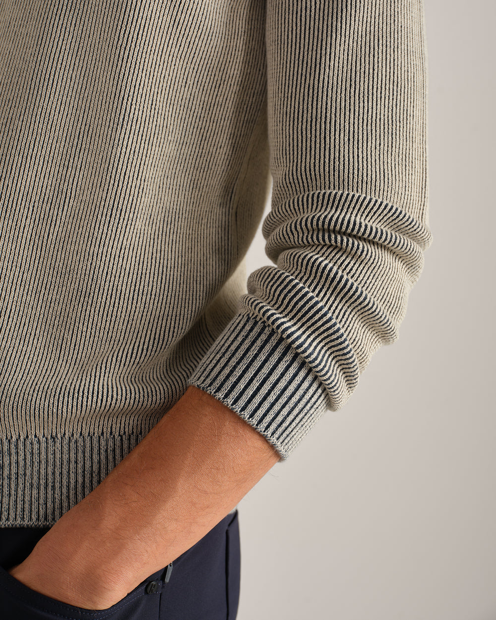 Rib Crewneck Sweater - US 0524