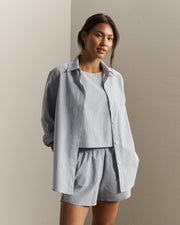 Washed Navy Stripe
