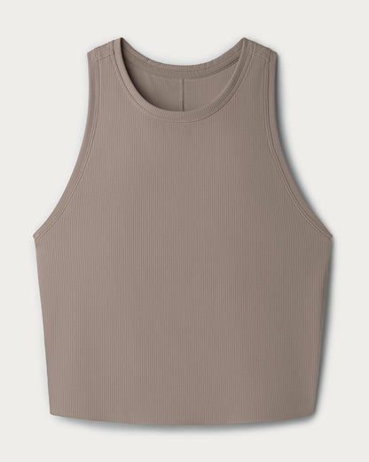 Serene Fitted Rib Tank - US 8725
